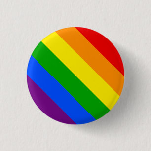 RAINBOW 3 CM ROUND BADGE
