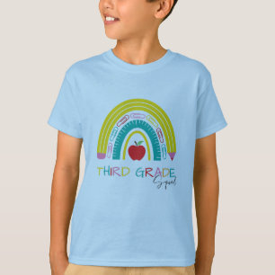 rainbow 3rd GRADE Squad teacher student school T-Shirt