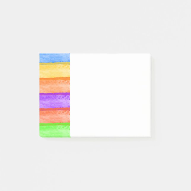 Rainbow 4x3 Post It Notes (Front)
