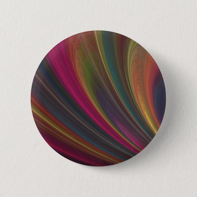 Rainbow 6 Cm Round Badge (Front)