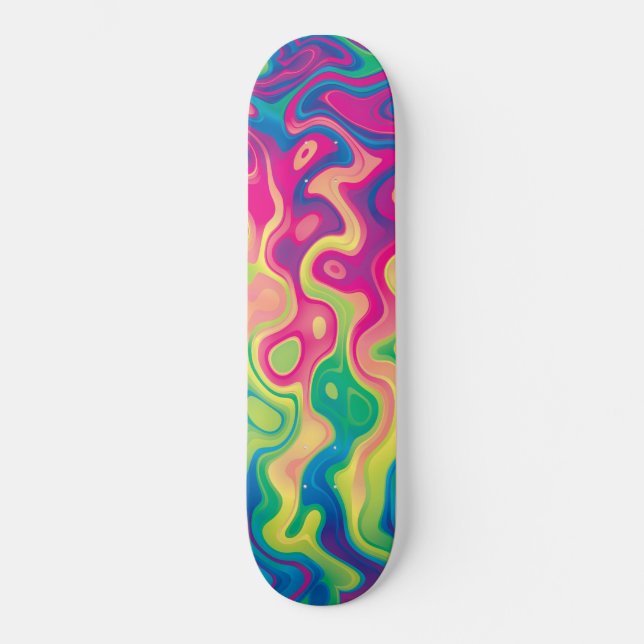 Rainbow 8 skateboard (Front)