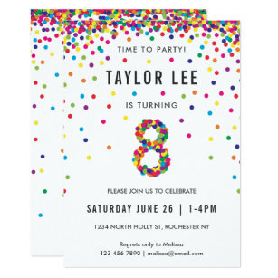 Birthday Invitations For 8 Yr Old Girl 7