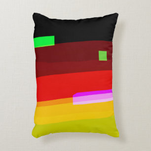 Rainbow Abstract Art Decorative Cushion