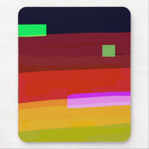 Rainbow Abstract Art Mouse Mat