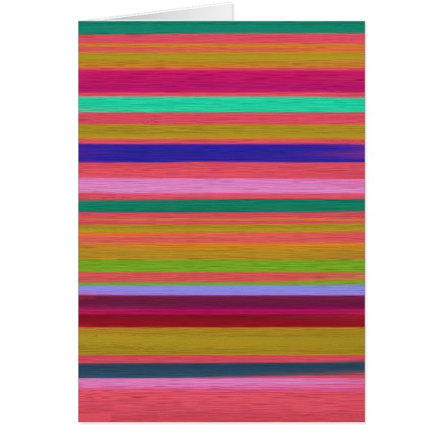 Rainbow abstract art stripes modern (Front)