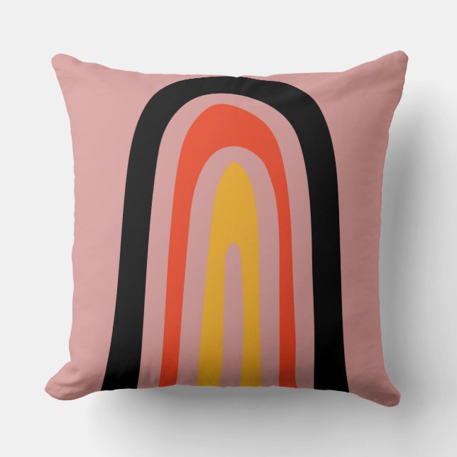 rainbow abstract cushion (Front)