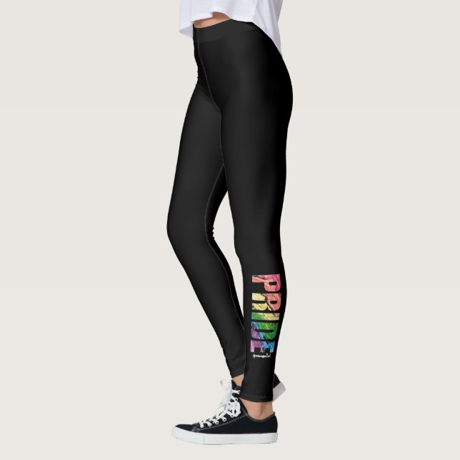 "Rainbow" Abstract Gay Pride Leggings (Left)