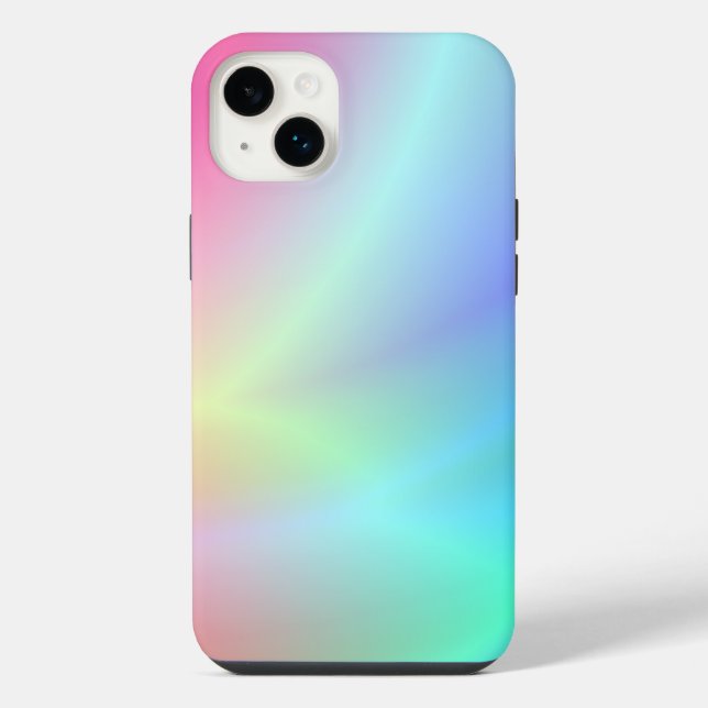 rainbow abstract iPhone case (Back)