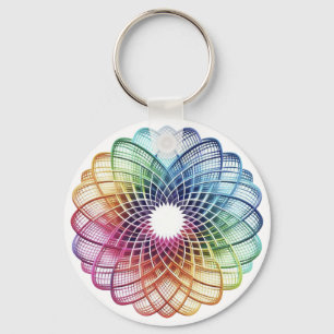 Rainbow - Abstract Key Ring