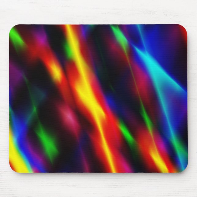 Rainbow Abstract Mouse Mat (Front)