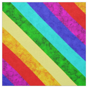 Rainbow abstract pattern fabric
