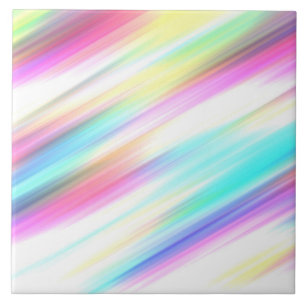 rainbow abstract tile