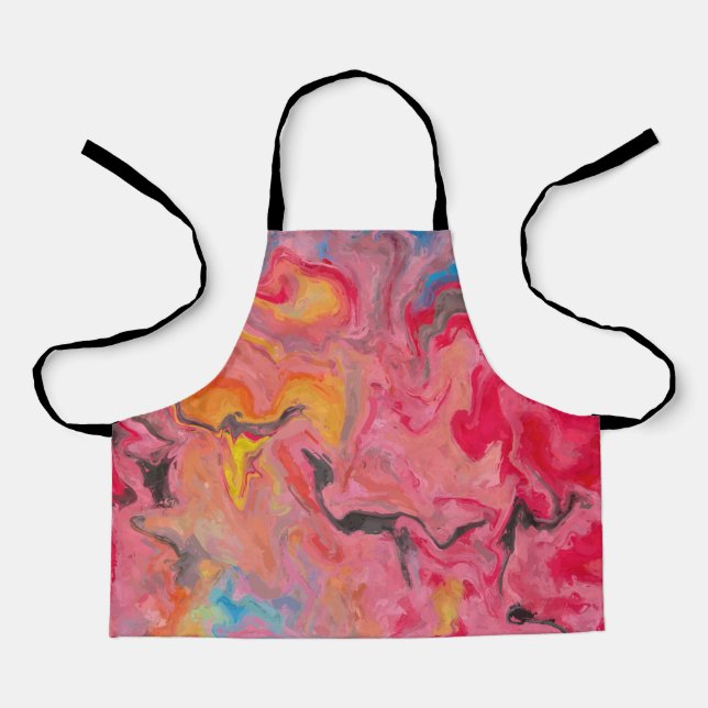 Rainbow Abstract Waterfall  Apron (Front)