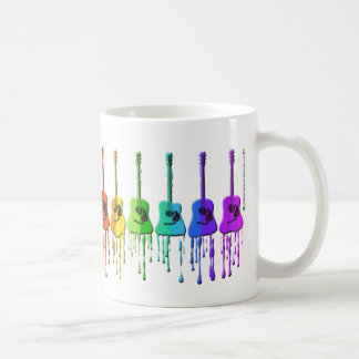Rainbow Acoustic Guitars Coffee Mug