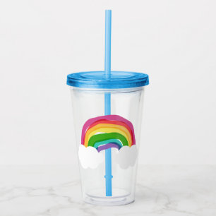Rainbow Acrylic Tumbler