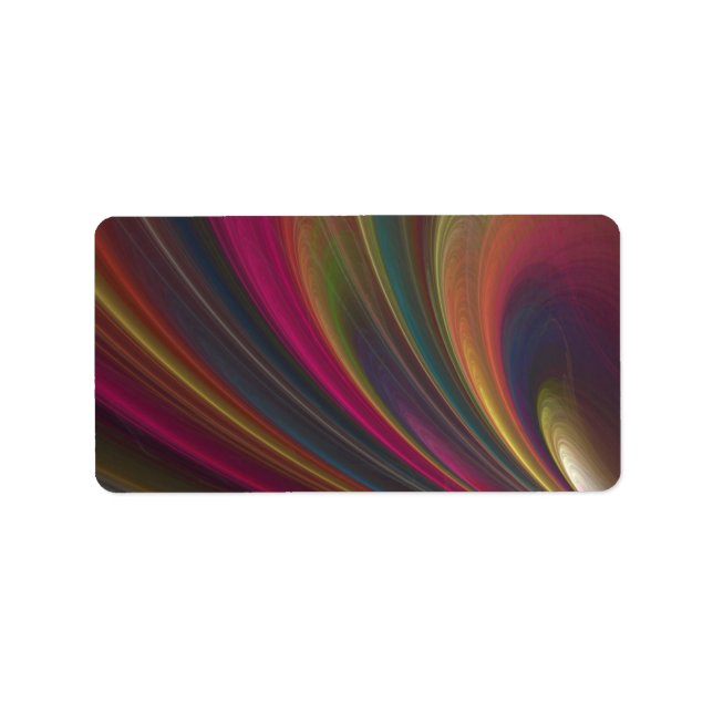 Rainbow Address Label (Front)