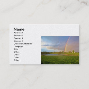 "Rainbow After the Storm" Business Card