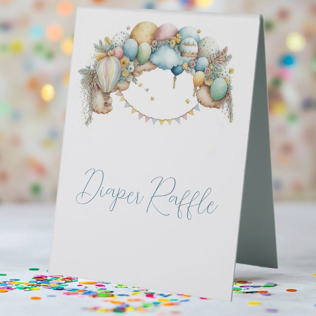 Rainbow Air Balloon Baby Shower  (Creator Uploaded)