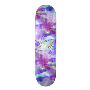 Rainbow Alicorn Skateboard