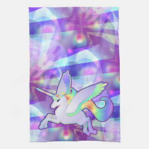 Rainbow Alicorn Tea Towel