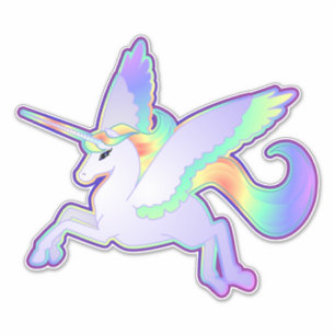 Rainbow Alicorn Vinyl Sticker