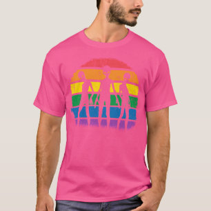 Rainbow Aliens - Vintage Zeta Reticuli Greys Ufo A T-Shirt
