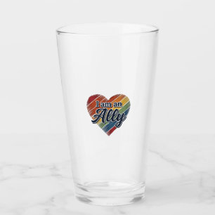 Rainbow Ally Heart Vector Shirt Design_1 Glass