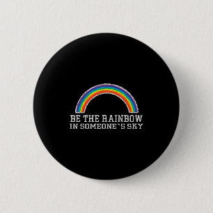 Rainbow Ally Pride Good Vibe Mental Health Motivat 6 Cm Round Badge