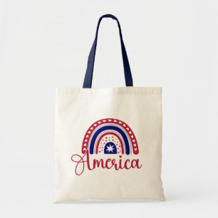 Rainbow America Tote Bag