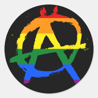 Rainbow Anarchy Sticker