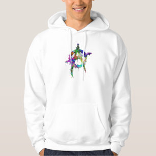 Rainbow Anarchy Symbol Hoodie