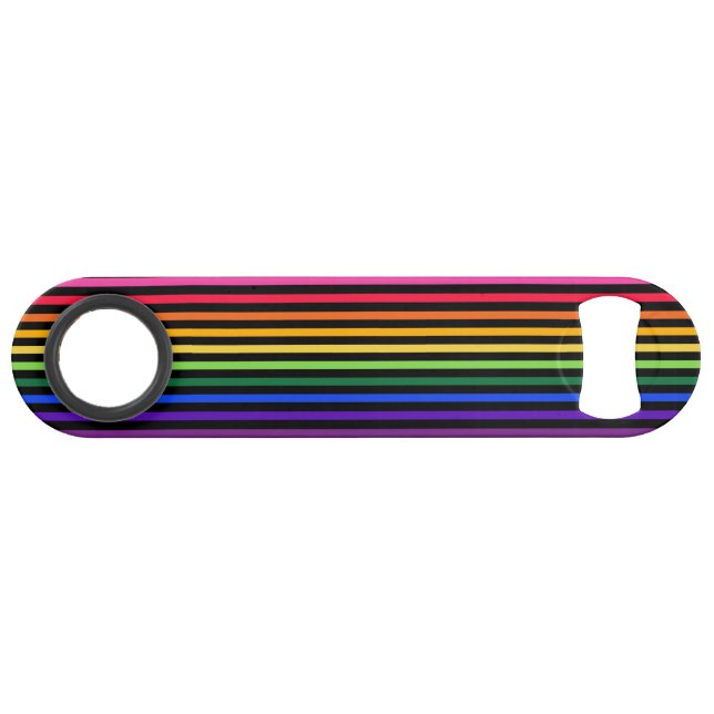 Rainbow and black stripes (Back Horizontal)