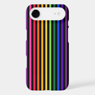 Rainbow and black stripes