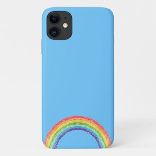 Rainbow and blue sky iPhone 11 case
