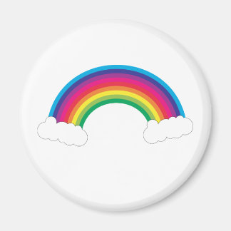 Rainbow and Clouds Cute Magnet