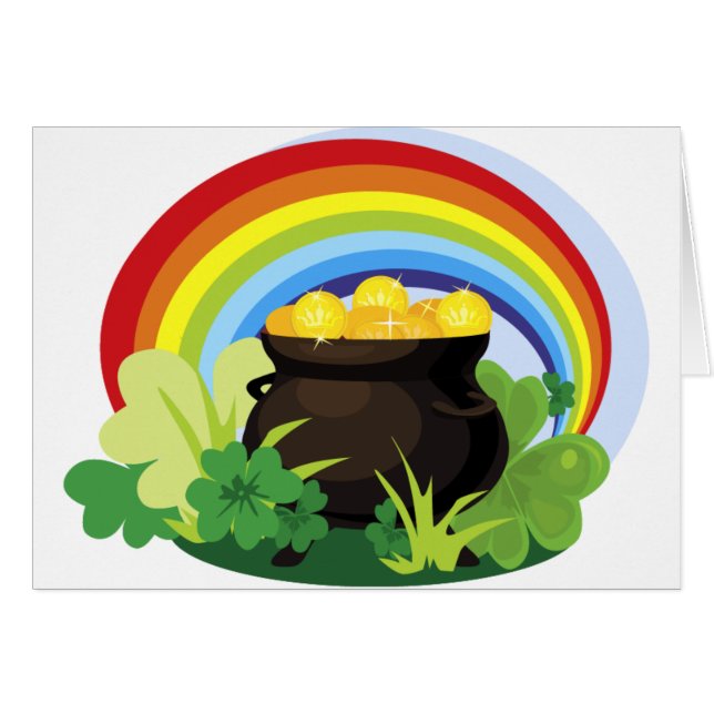 Rainbow And Pot Of Gold (Front Horizontal)