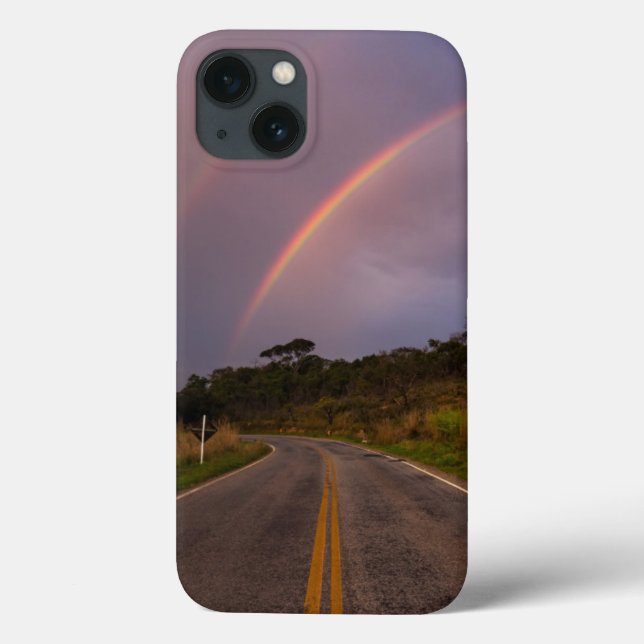 Rainbow And Road Case-Mate iPhone Case (Back)