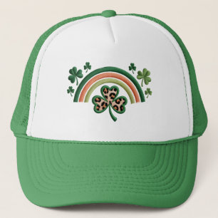 Rainbow And Shamrocks Trucker Hat