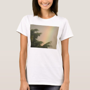Rainbow and Trees Ladies T Shirt