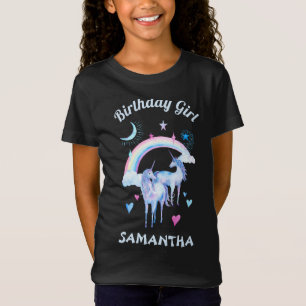 Rainbow and unicorns custom T-Shirt