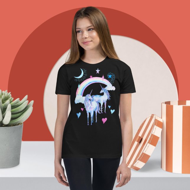 Rainbow and unicorns T-Shirt (Creator Uploaded)