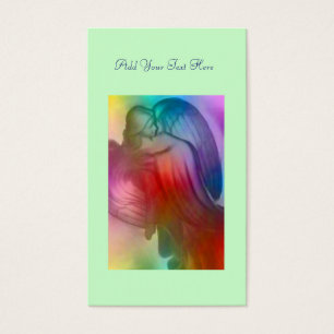 Rainbow  Angel Daily Prayer Card