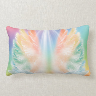 rainbow angel healing cushion