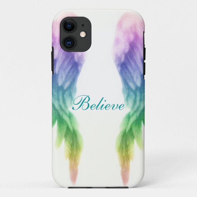 Rainbow Angel Wings Case-Mate iPhone Case (Back)