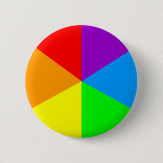 Rainbow Angles 6 Cm Round Badge