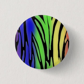 Rainbow Animal Print Button