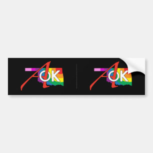 Rainbow AOK Bumper Sticker! Sticker