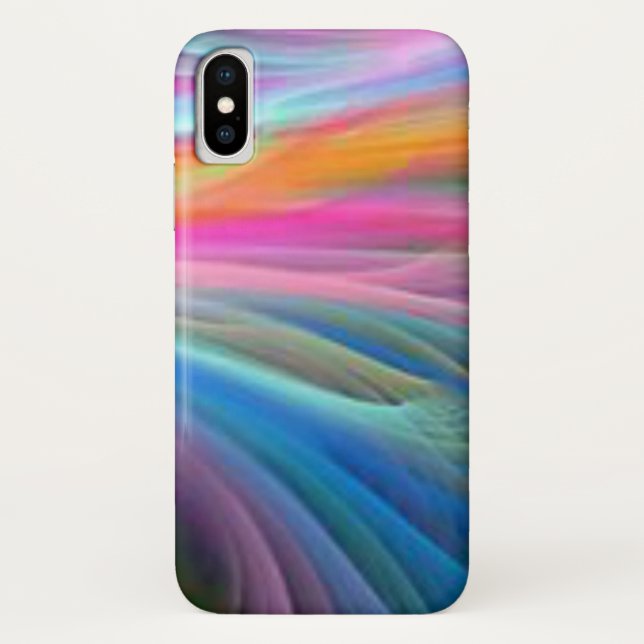 Rainbow "Apple iPhone X". Style - Barely There Case-Mate iPhone Case (Back)