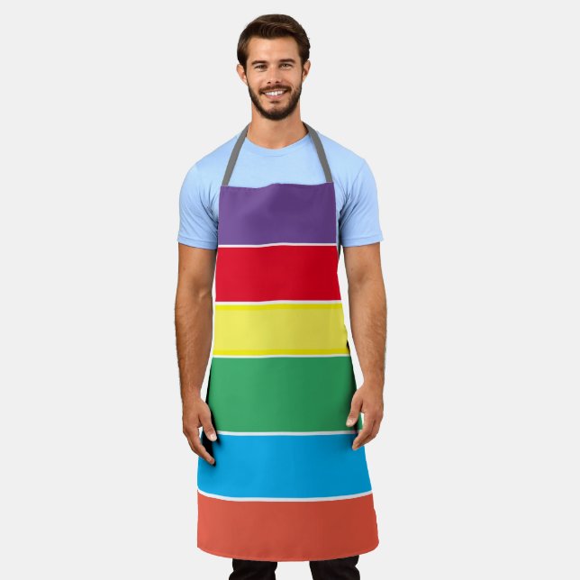 rainbow apron  (Worn)