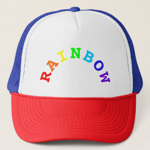 Rainbow Arc Word Trucker Hat